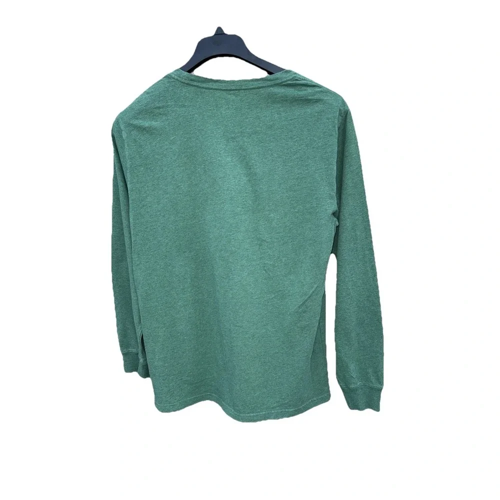 POLO Ralph Lauren Shirt‎ XL /(18-20  )Green Long Sleeve Jersey Cotton Pony Logo.